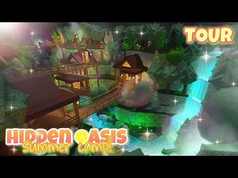 Renovated Hidden Oasis Summer Camp! | TOUR | Bloxburg