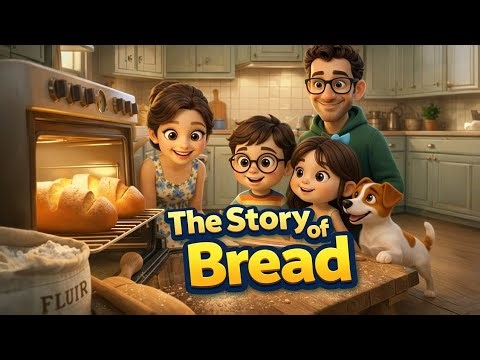 How Bread Is Made for Kids 🍞 | Sam and Lily Discover the Story of Bread