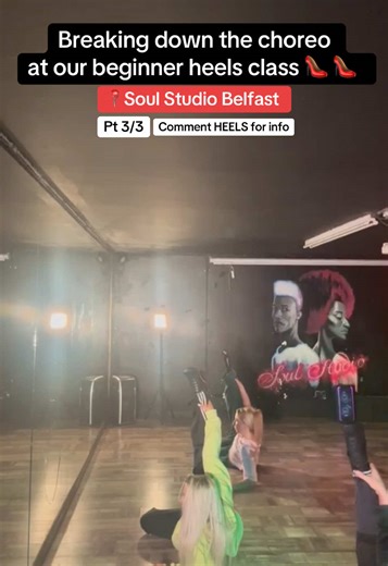 Choreography Breakdown for Beginner Heels Class