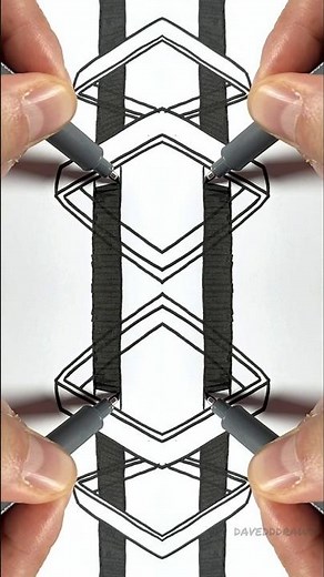 Satisfaying Symmetry Drawing ✨️ | 12