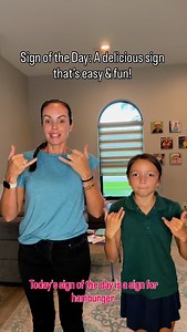 ⭐️ Sign of the Day: A delicious sign that’s easy & fun! ➡️The sign for hamburger 🍔 📢 Follow us @asl_timetosign for more daily signs, everyday! #asl #learnasl #signoftheday #americansignlanguage #signing #signlanguage #learnsignlanguage #aslinterpreter #babysignlanguage #babysigns #hardofhearingawareness #hardofhearing #hardofhearingkids | Krystan Samaniego