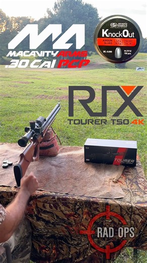 Rix Tourer T50 4K + Macavity MA3 #hunting #airguns #texas #tactical