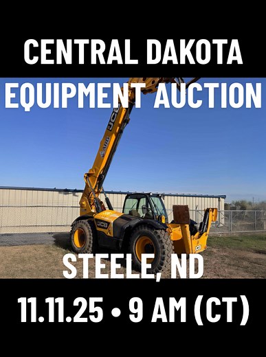 It’s almost go-time! Catch all the action at Pifer’s Central Dakota Equipment Auction tomorrow at 9 AM in Steele, ND or bid from wherever you are at pifers.com! | Pifer's Auction