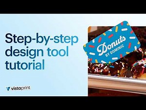 How to use VistaPrint's Business Card design tool
