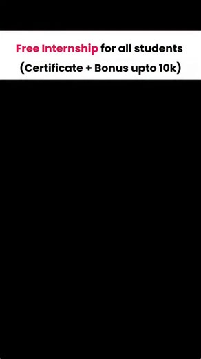 IT jobs updates on Instagram: "Comment "Internship" for free internship 🔥 🎓 Free Internship Mega Drive! 👷 200+ Openings | WFH | 45 Days 💰 Unpaid | Bonus up to ₹10,000 🎯 Eligible: 1st–4th Year UG/PG Students 🏢 Company name - upDt Education Technology Private Limited Departments: HR, Marketing, Sales, Web Dev, AI/IT, Data & Business Analyst, Design, Content, Video Editing & more. Perks: Certificate, LOR, IIT/IIM Mentorship, Resume Support, Corporate Exposure & Free Training. #computerscience