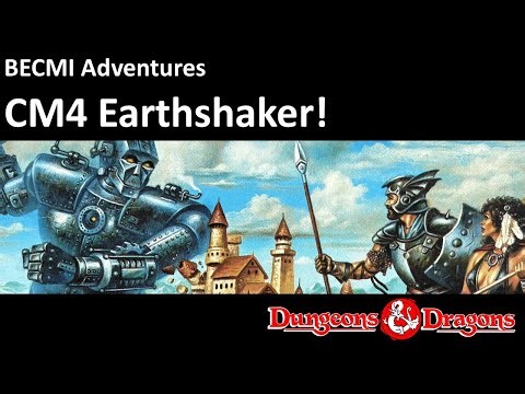 CM4 Earthshaker! - A BECMI adventure module review