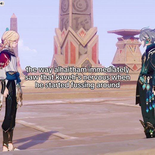 they're so cute in this quest #genshin #genshinimpact #kaveh #alhaitham #fy