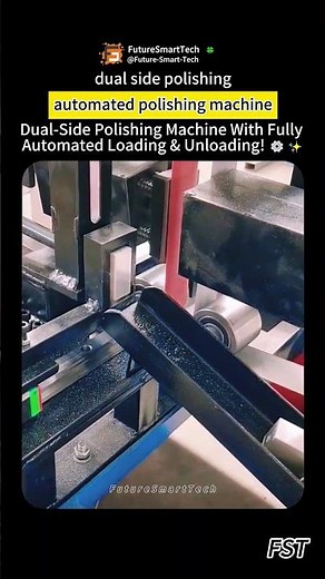 Dual-Side Polishing Machine With Fully Automated Loading & Unloading! ⚙️✨