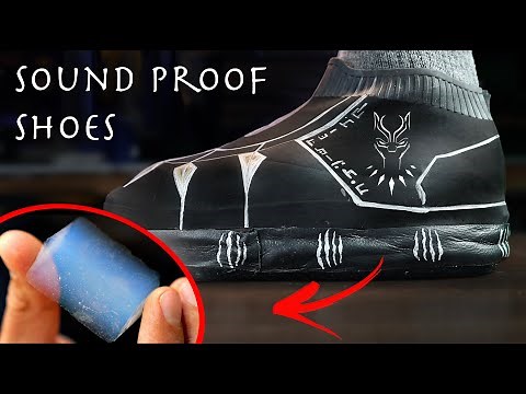 Sound Proof Black Panther Shoes Made From Aerogel! - Retractable Nanotech "Sneakers"