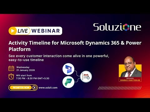 Activity Timeline for Microsoft Dynamics 365 | Webinar Recording & Live Demo
