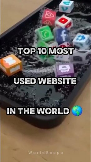 Top 10 Most Visited Websites in the World 🌐🔥 | 2026 #shorts