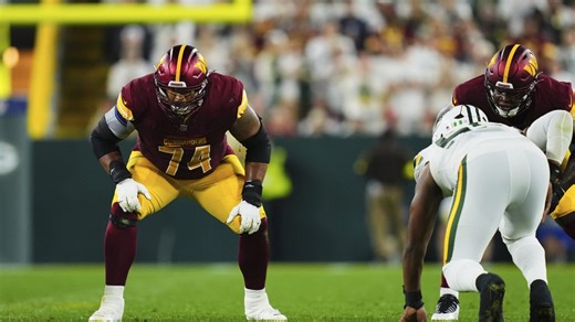 Commanders bench and inactivate starting left guard Brandon Coleman