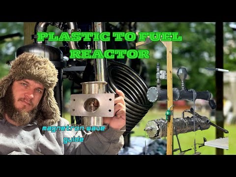 Magnetron waveguide build “PLASTIC INTO FUEL REACTOR” MARK 5