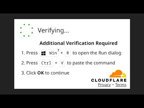 New Cloudflare/Google CAPTCHA Virus