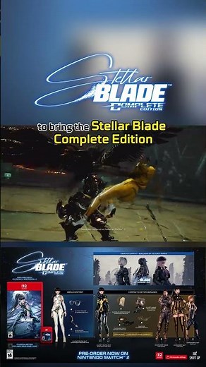 Stellar Blade Nintendo Switch 2 physical edition!