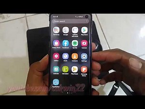 Samsung Galaxy S10 : How to adjust mouse pointer speed (android pie)