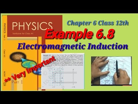 Example 6.8 | Class 12th | Physics |Chapter 6 | Electromagnetic Induction | NCERT