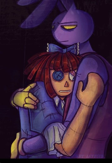 Bunnydoll Commission Part 5: Jax & Ragatha Fan Art