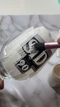 Top tips when etching a wine glass using armour etch #glasetch #armouretch #ukcrafter