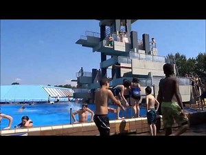 10-Meter-Sprungturm im Freibad Sportparadies Gelsenkirchen