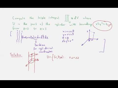 Calculus III - Problem of the day - 61 - Introducing Cylindrical Coordinates