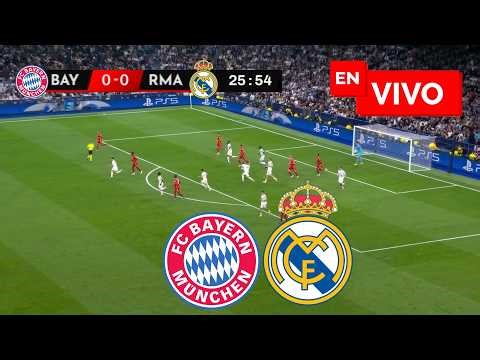 🟢 REAL MADRID VS BAYERN MUNICH NARRACION EN VIVO / PARTIDO SIMULADO PES 2026 -CHAMPIONS LEAGUE