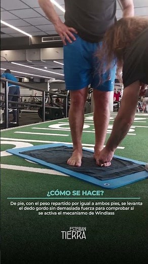 Jack Test o maniobra de Hubscher para mecanismo de Windlass del pie