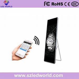 [Hot Item] Removable Portable Digital LED Poster Display Screen Sign for Indoor Advertising