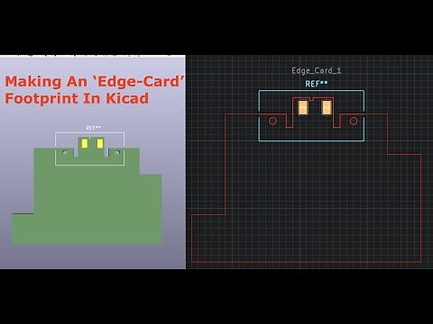 Making A KiCad Edge Card Footprint