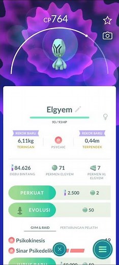 Evolusi Pokemon Elgyem