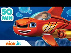 Blaze e le Mega Macchine | Le migliori Trasformazioni di Blaze Per 50 Minuti! | Nick Jr.