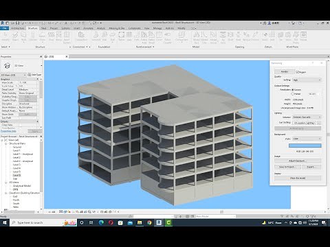 Revit Structure Part 03 | Draw Beam Column and Slab in Revit