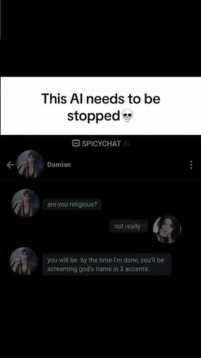 The app is SpicyChat.ai for anyone wondering. #virtualhuman #edate #aibot #aichat #ai