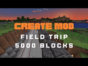 5000 Blocks of Train Track - Field Trip Advancement - Create Mod 0.5 - Minecraft 1.18.2