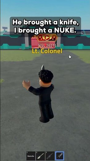 Knife Vs Nuke! (Roblox Military Tycoon)