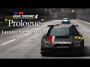 Gran Turismo 4 Prologue: Lesson 34 - 1:36.687 (Racing practice 6)