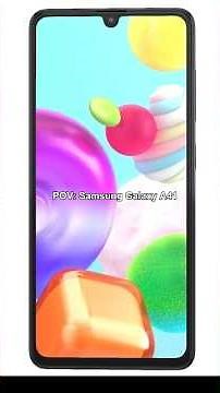 Samsung a41 3D review