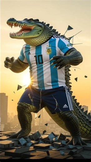 কুমির টি শহর ভেঙ্গে ফেলছ 😱😱 #shorts #shortvideo #football #trending #messi