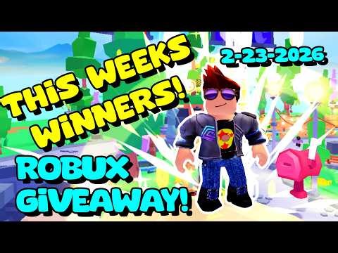 Roblox Robux Giveaway Winners | Weekly Winner Update (2-23-2026)
