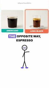 Latte or Cappuccino? 6 Coffees You Order Wrong ☕ #coffeelover
