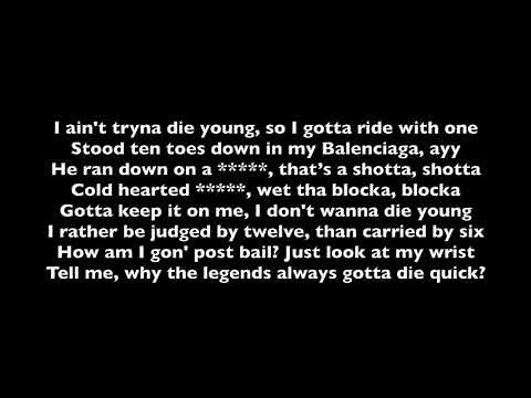 Die young (Clean With Lyrics) Roddy Ricch Clean Lyrics