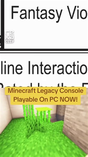 Minecraft Legacy Console Leaked: Playable on PC Now!