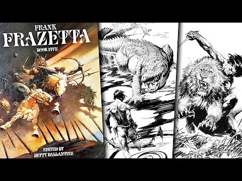 Frank Frazetta book 5⚔️Master Fantasy artist warrior paintings and beautiful girls