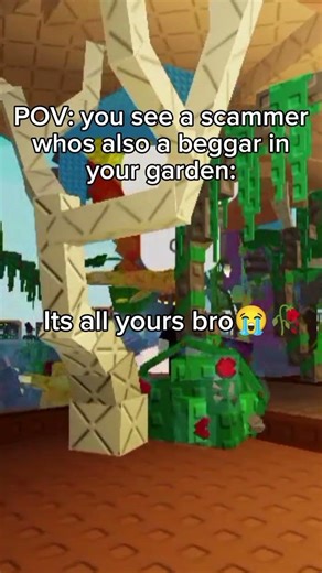 OML WHY AM I THE TARGET😭| #roblox #fypシ #growagarden #growagardenroblox #scammer #robloxedit #scam