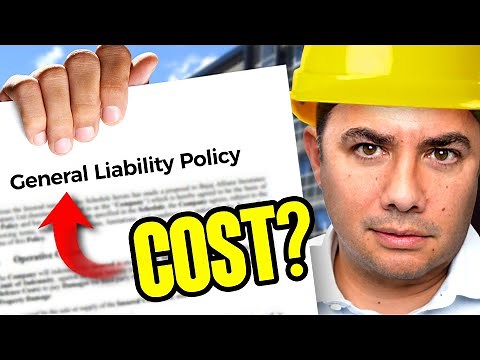 What is the cost of a general liability policy for a general contractor?