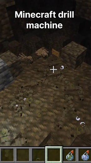 Minecraft drill machine #minecraft