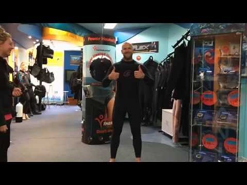 Putting on a Diving Wetsuit