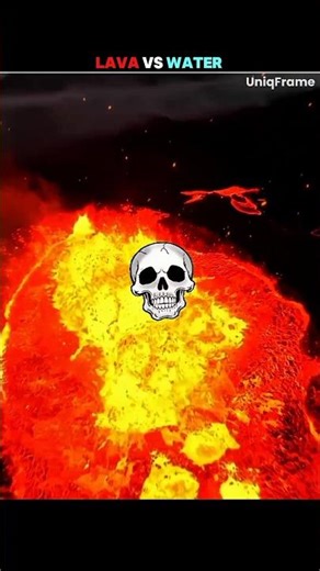 Lava vs Water: Shock Result Caught on Camera! 😱 #2026