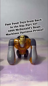 583K views · 4.2K reactions | Beast Wars > Beast Machines Fast Food Toys from Back in the Day Part 507 2000 McDonald’s Beast Machines Optimus Primal! #2000snostalgia #mcdonalds #happymeal #actionfigures #beastwars #transformers #RetroToys | CPJ Collectibles | Facebook