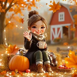 Enjoy a nice warm drink on a brisk autumn day! | Gifs, Vids & Music Etc